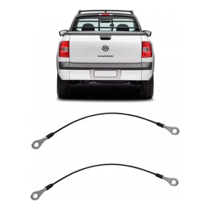 PAR CABO TAPA TRASERA SAVEIRO G5 A G8 ORIGINAL
