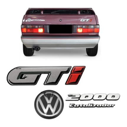 KIT EMBLEMAS VW GTI CUADRADO