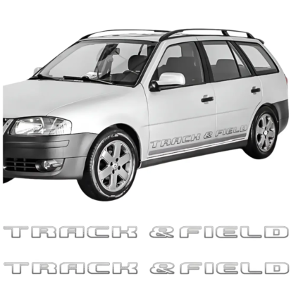 KIT 2 ADHESIVOS LATERAL VW PARATI TRACK  FIELD 2006 07 08