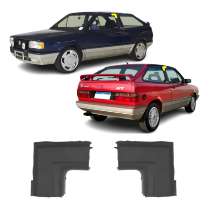 PAR ESQUINERO GOMA GUIA DE VIDRIO GOL CUADRADO