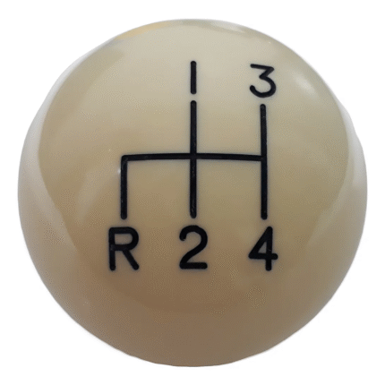 MANOPLA BOLA CAMBIO MARFIL 4 MARCHAS FUSCA KOMBI BRASILIA