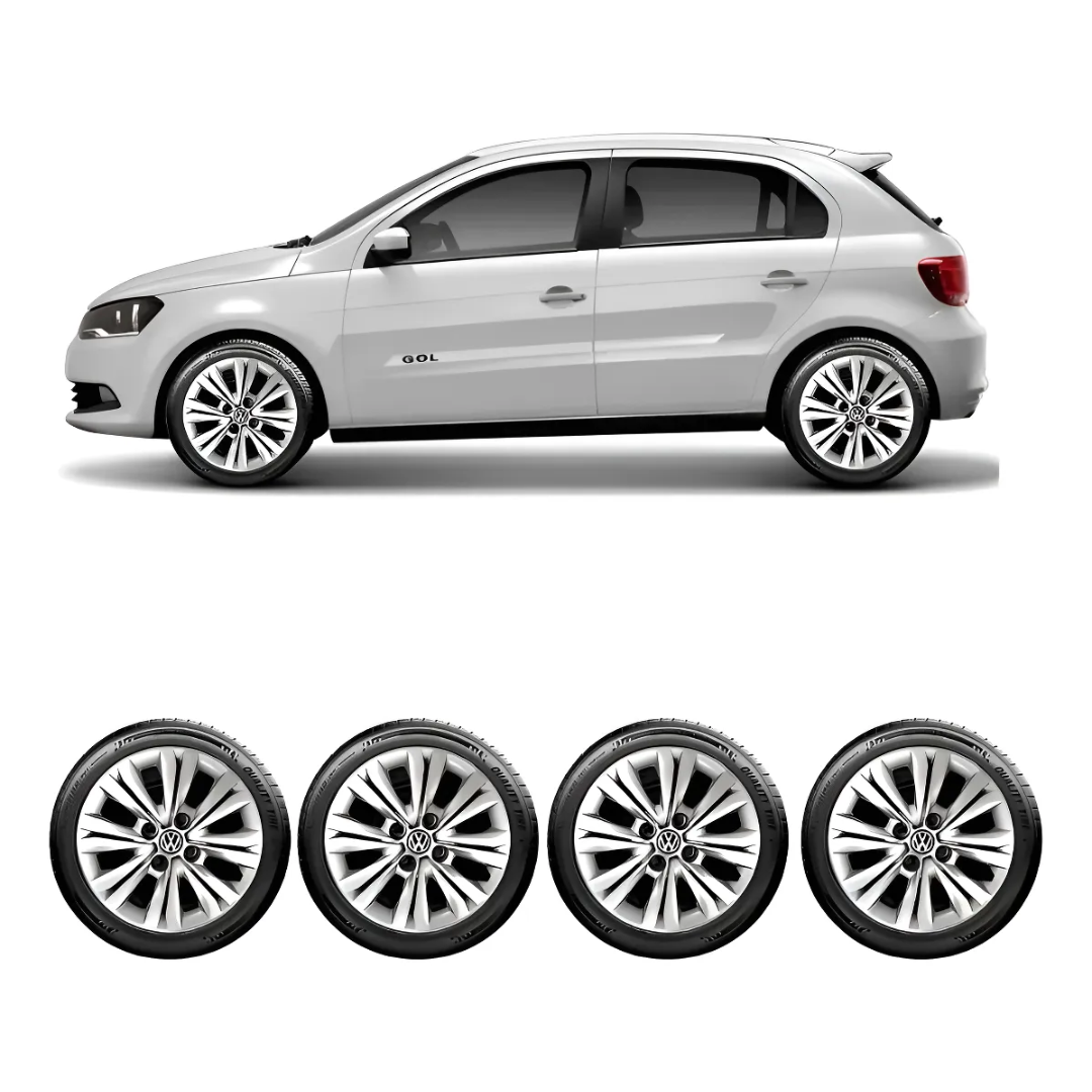 VW JUEGO CALOTA ARO 15